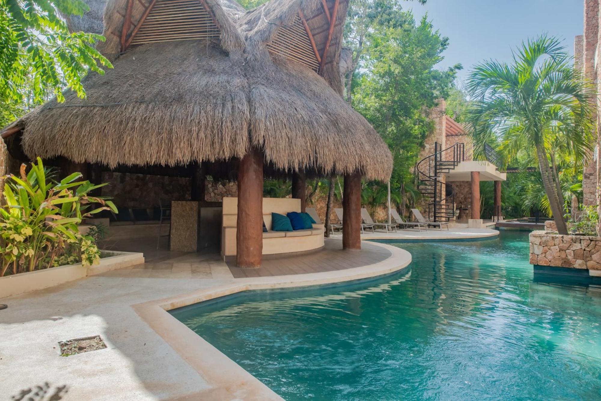 Luxury Aldea Zama 2Bed - 2Bat Apartment Private Terrace & Swim Up Тулум Экстерьер фото